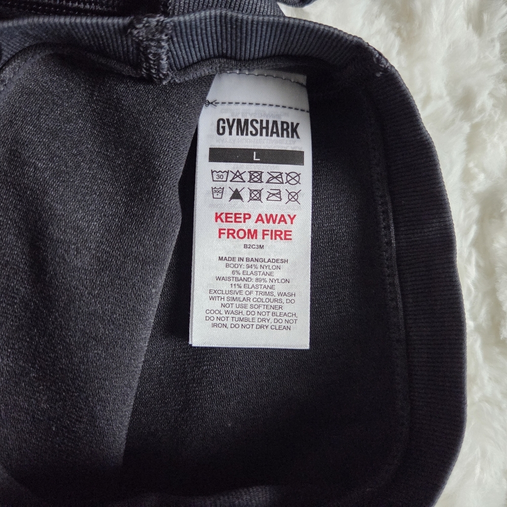 Gymshark Charcoal Gym Shorts - Picture 3 of 3